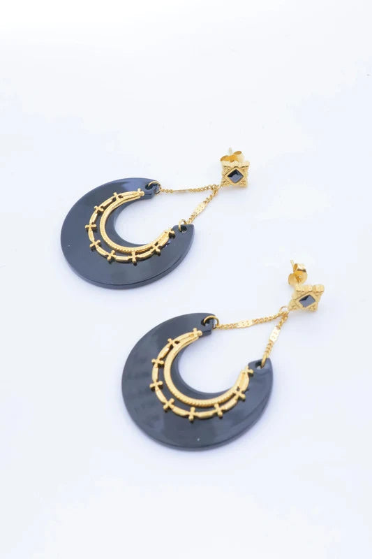 Boucles d’oreilles en acier inoxydable