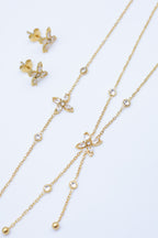 Parure de bijoux en acier inoxydable - DORÉ