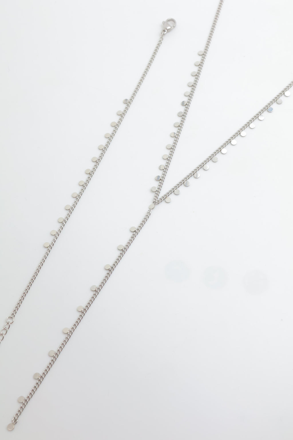 Parure de bijoux en acier inoxydable - ARGENT