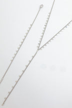Parure de bijoux en acier inoxydable - ARGENT