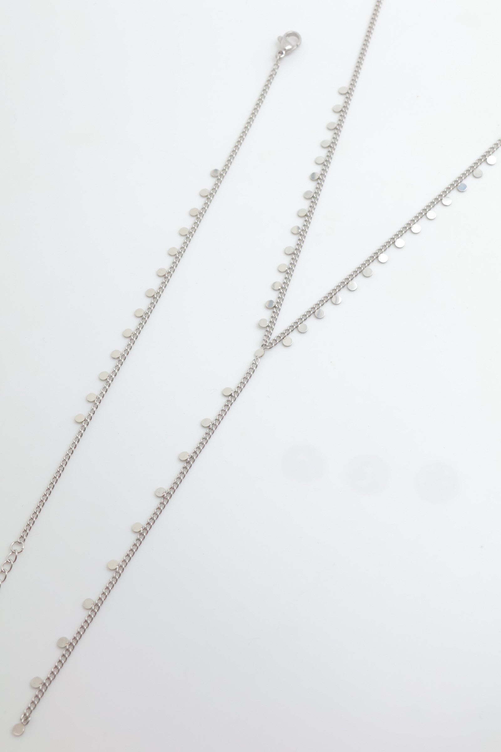 Parure de bijoux en acier inoxydable - ARGENT