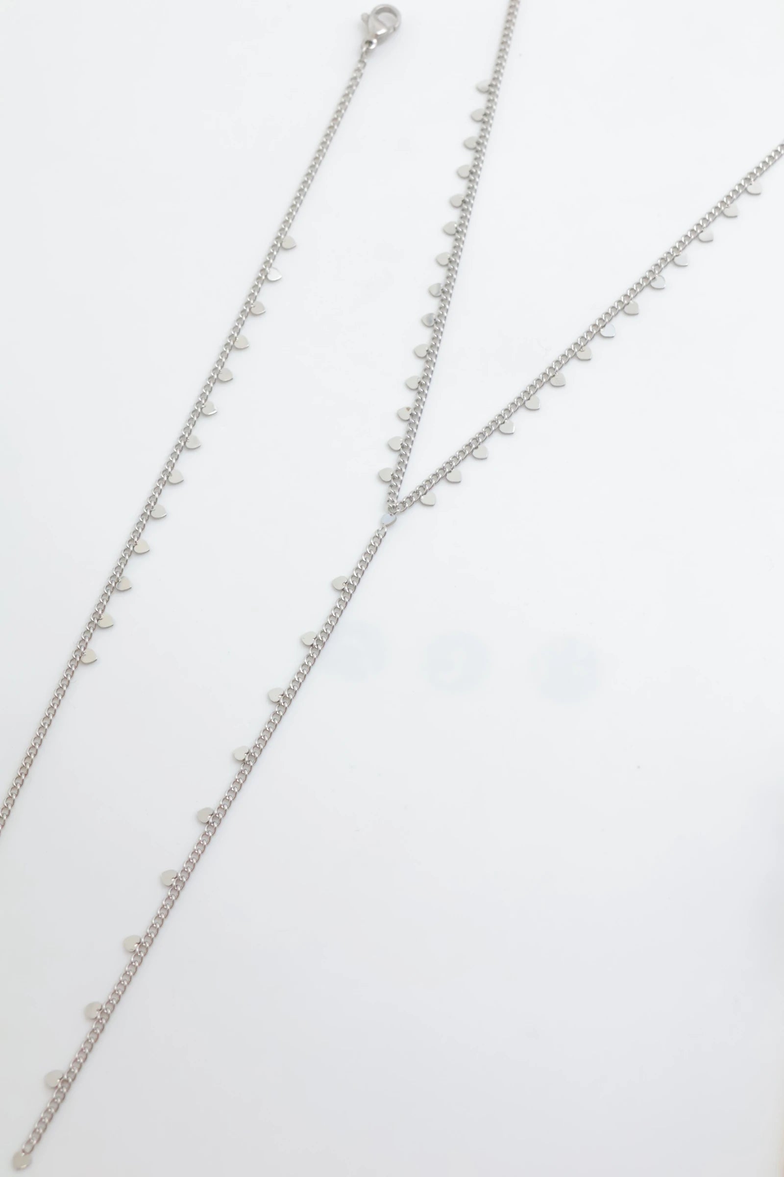 Parure de bijoux en acier inoxydable - ARGENT