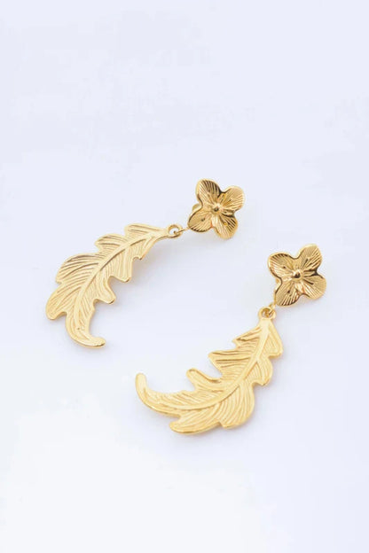 Boucles d’oreilles en acier inoxydable
