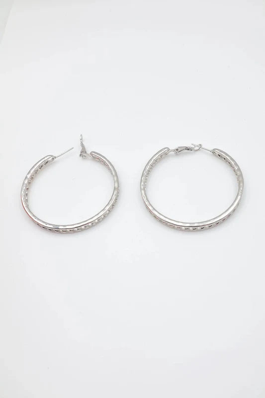 Boucles d’oreilles en acier inoxydable