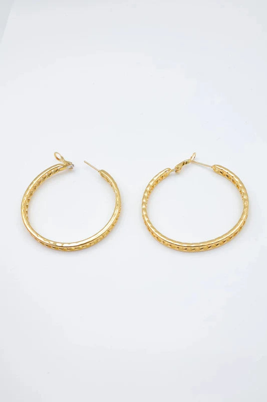 Boucles d’oreilles en acier inoxydable