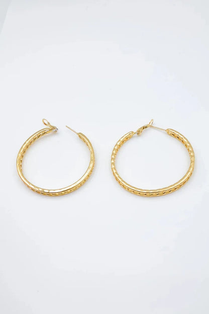 Boucles d’oreilles en acier inoxydable