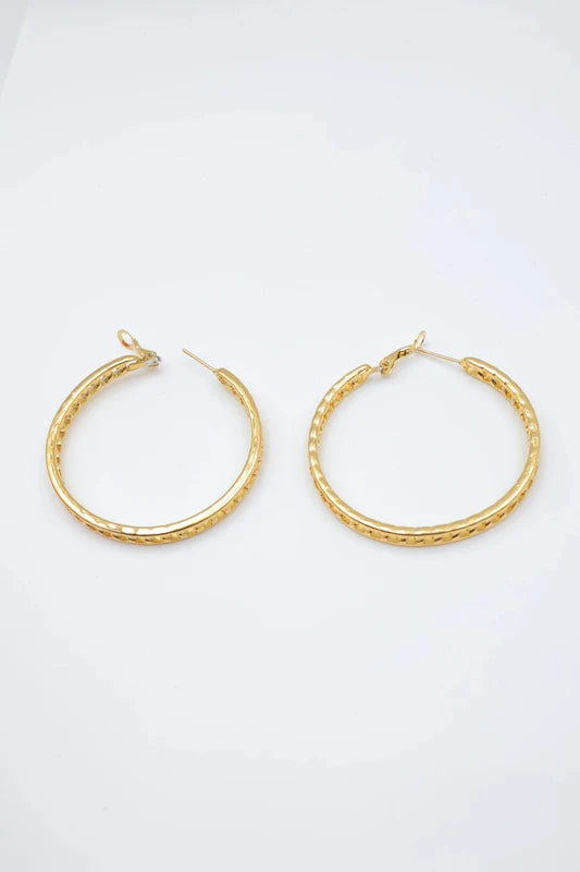 Boucles d’oreilles en acier inoxydable