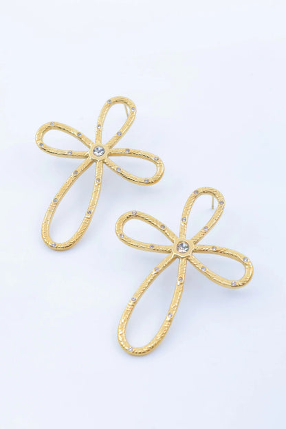 Boucles d’oreilles en acier inoxydable