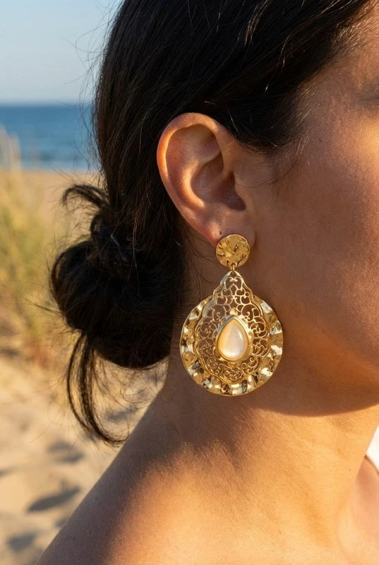 Boucles d’oreilles en acier inoxydable