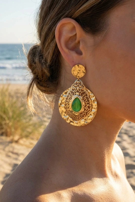 Boucles d’oreilles en acier inoxydable