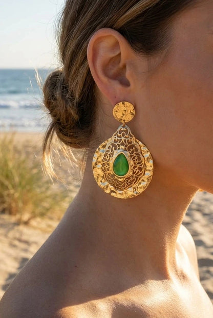 Boucles d’oreilles en acier inoxydable