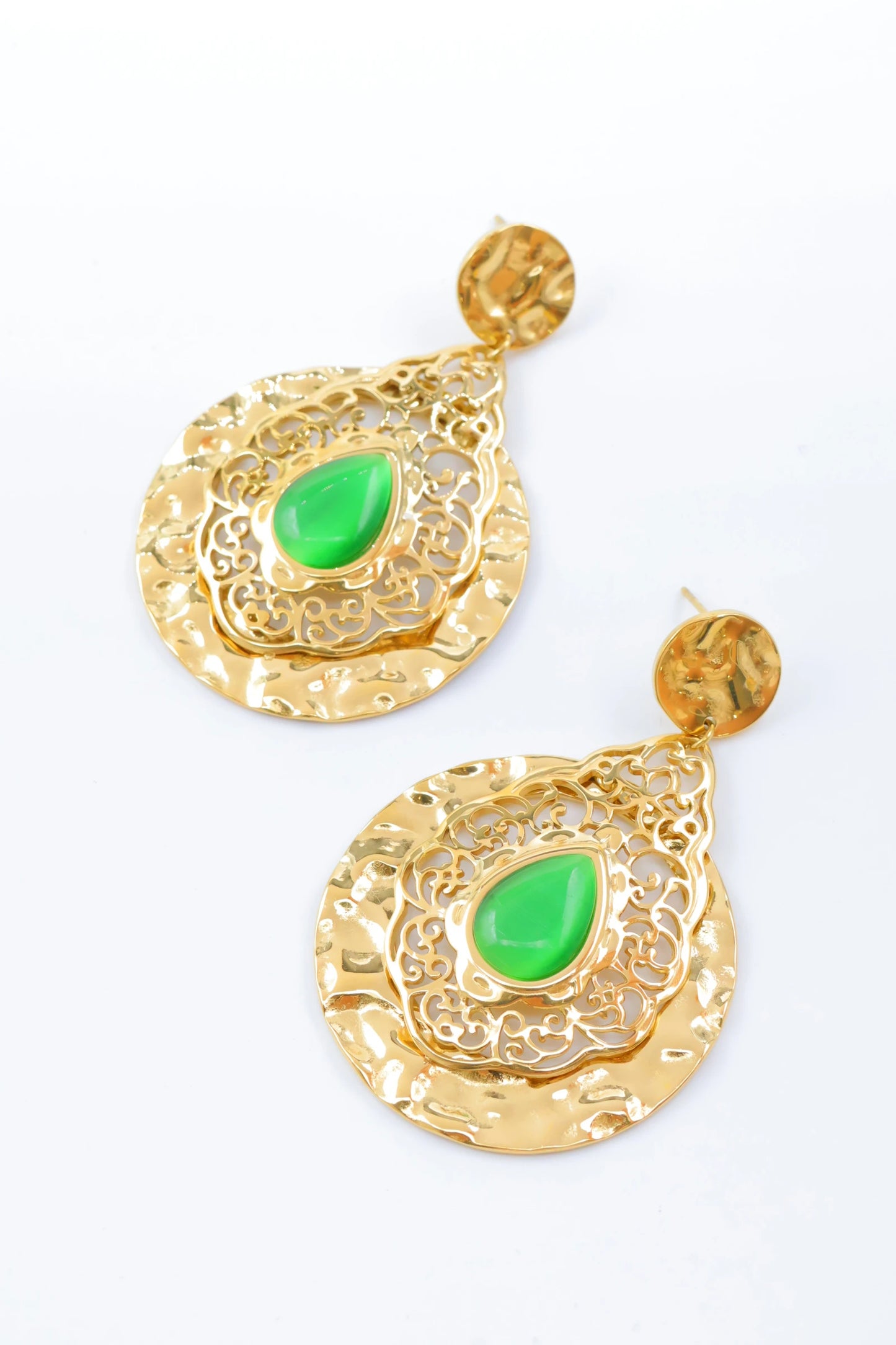 Boucles d’oreilles en acier inoxydable