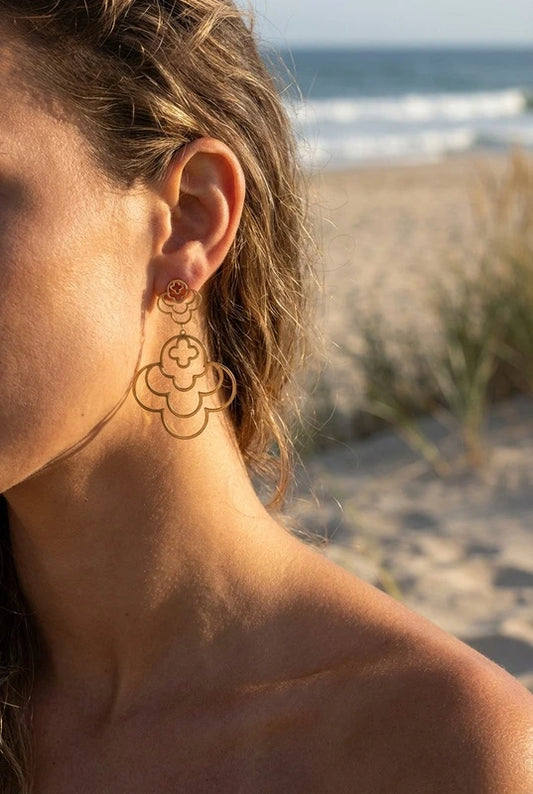 Boucles d’oreilles en acier inoxydable