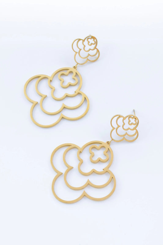Boucles d’oreilles en acier inoxydable