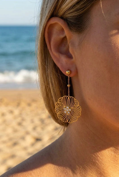 Boucles d’oreilles en acier inoxydable