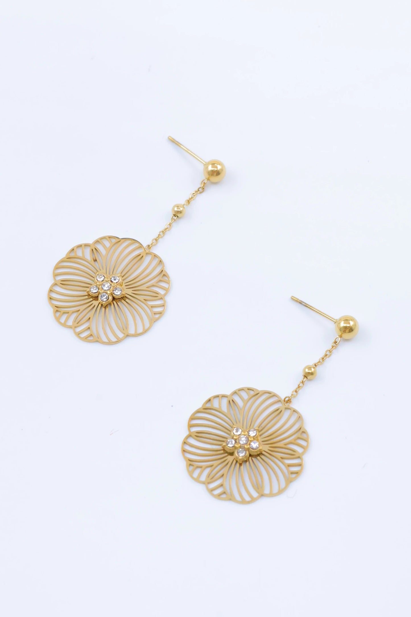 Boucles d’oreilles en acier inoxydable