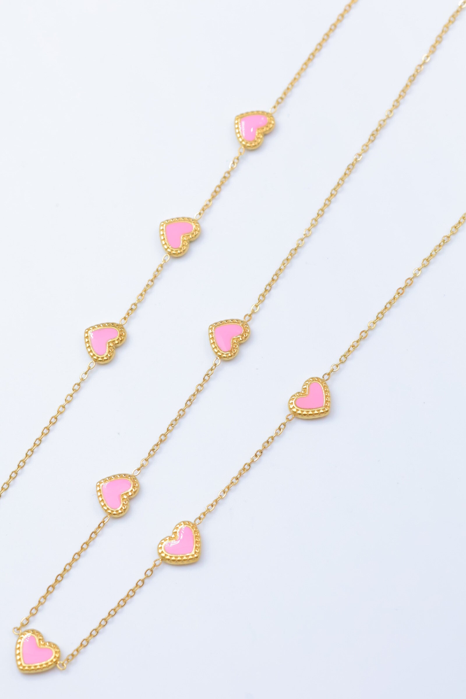 Parure de bijoux en acier inoxydable - ROSE