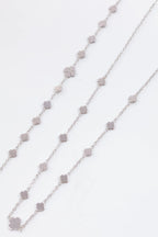Parure de bijoux en acier inoxydable - ARGENT