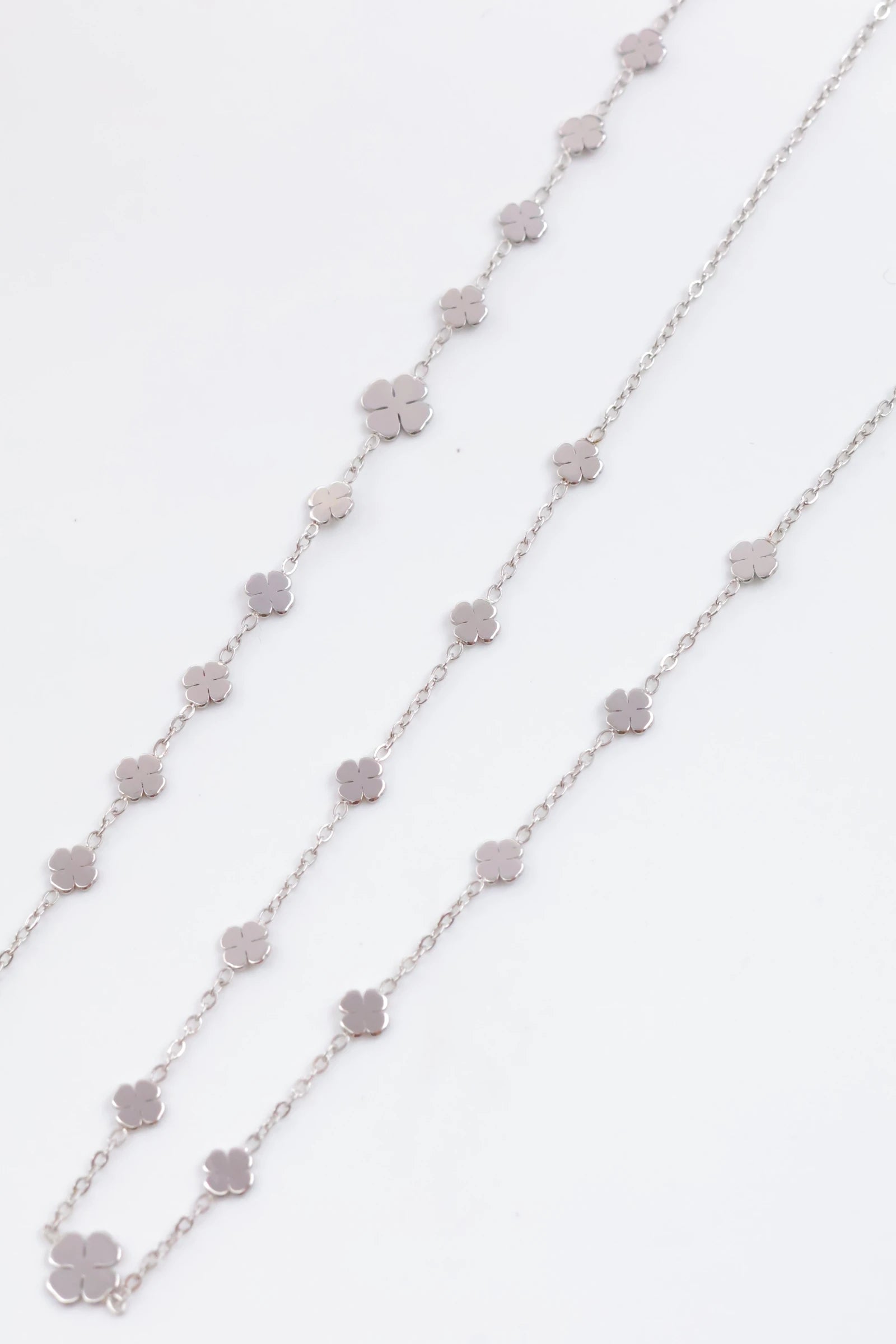 Parure de bijoux en acier inoxydable - ARGENT
