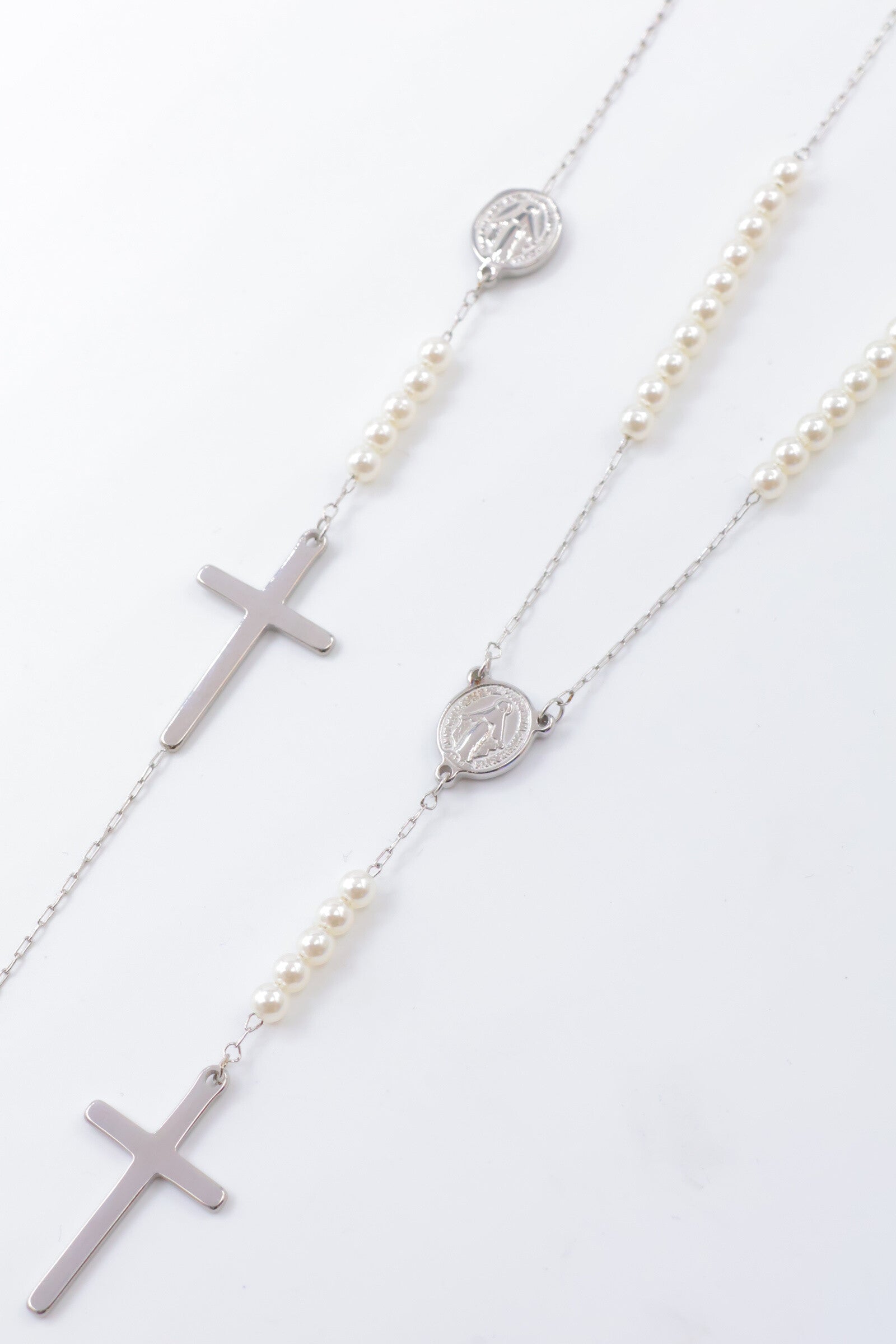 Parure de bijoux en acier inoxydable - ARGENT