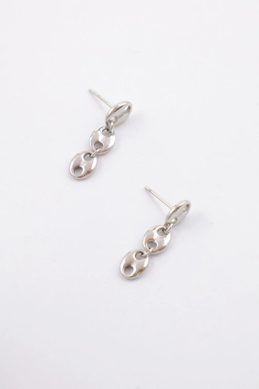 Boucles d’oreilles en acier inoxydable