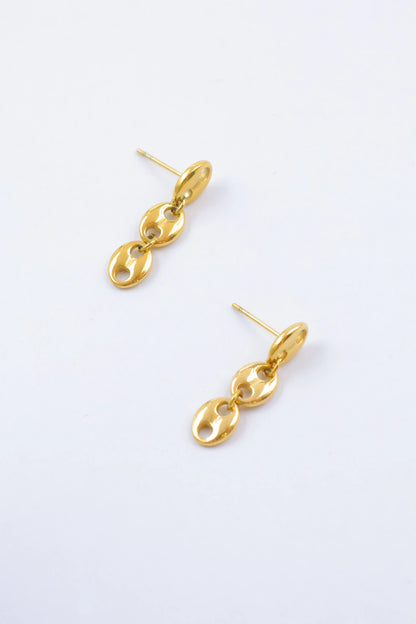 Boucles d’oreilles en acier inoxydable