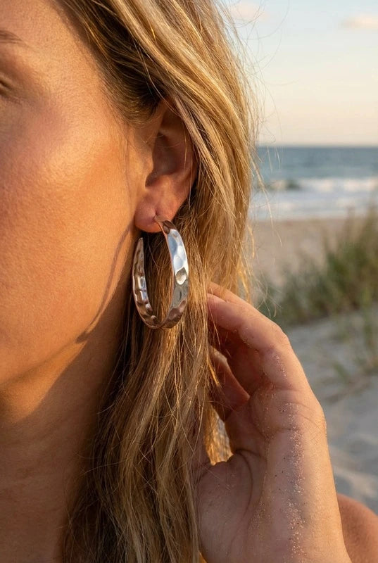 Boucles d’oreilles en acier inoxydable