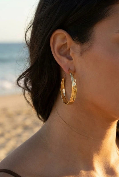 Boucles d’oreilles en acier inoxydable