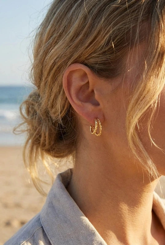 Boucles d’oreilles en acier inoxydable