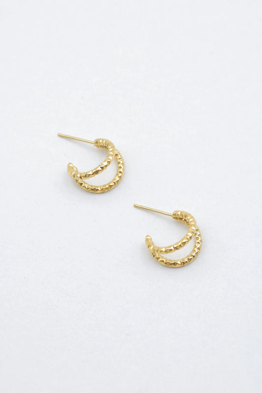 Boucles d’oreilles en acier inoxydable
