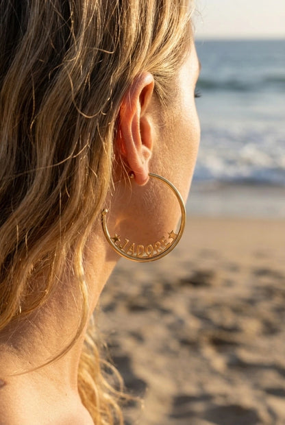 Boucles d’oreilles en acier inoxydable