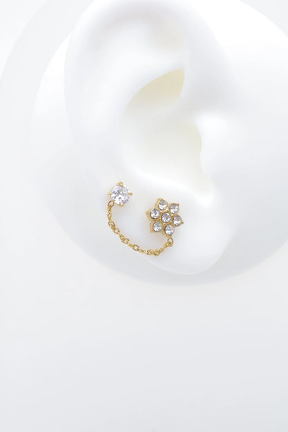 Boucles d’oreilles en acier inoxydable