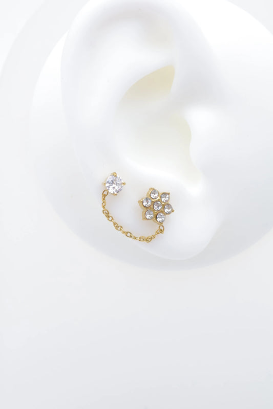 Boucles d’oreilles en acier inoxydable