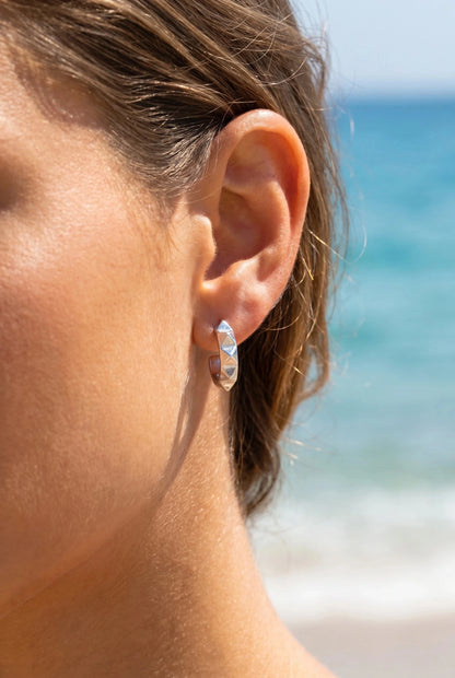 Boucles d’oreilles en acier inoxydable