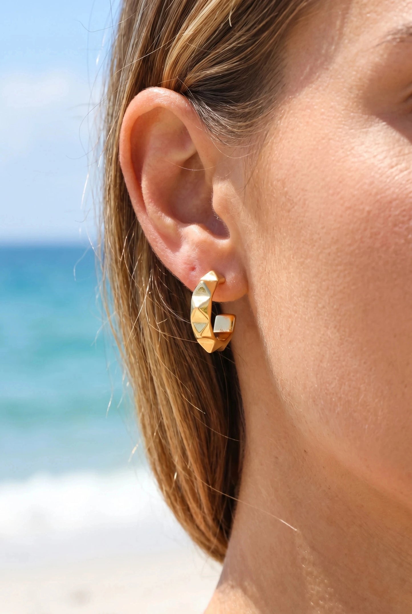 Boucles d’oreilles en acier inoxydable