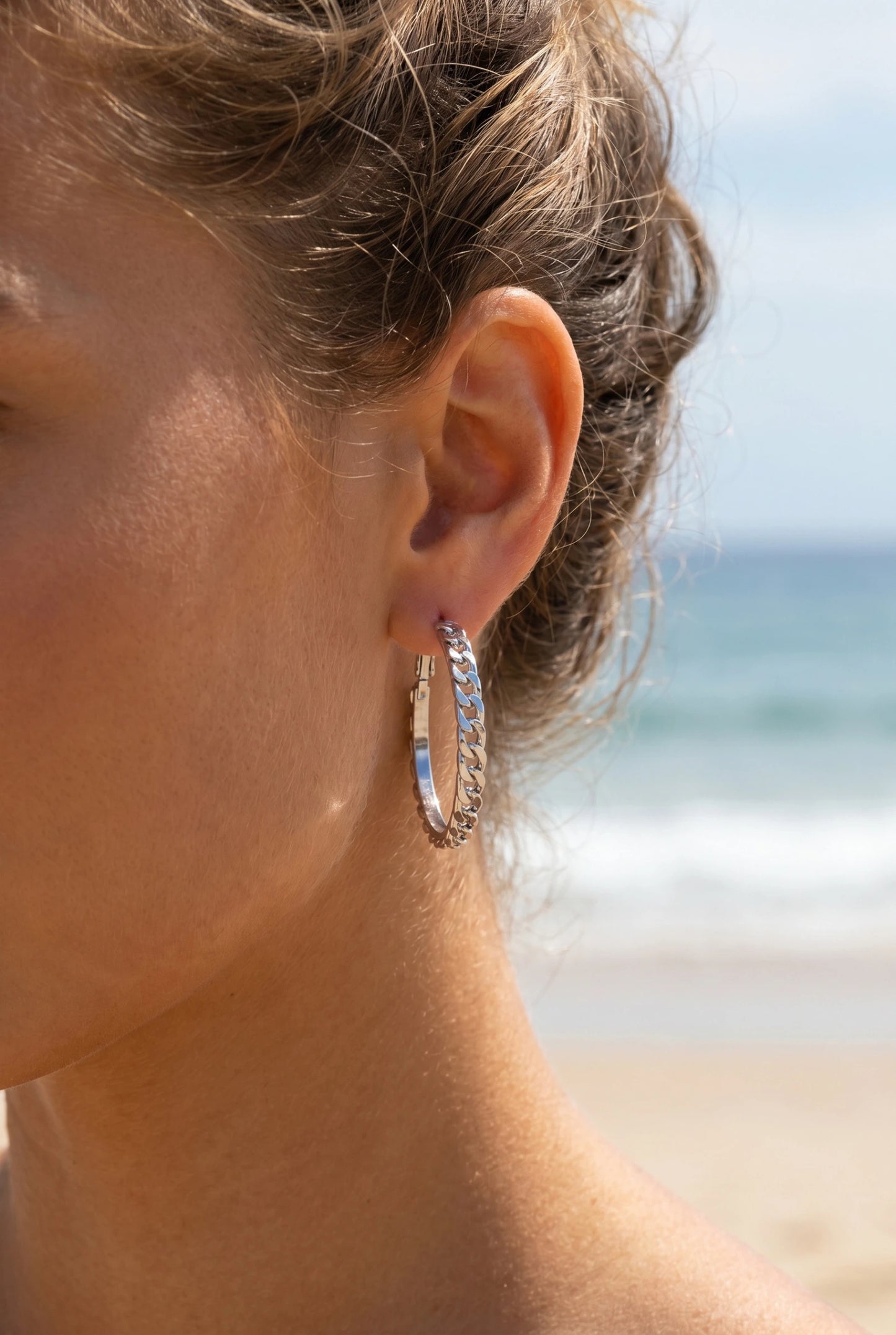 Boucles d’oreilles en acier inoxydable