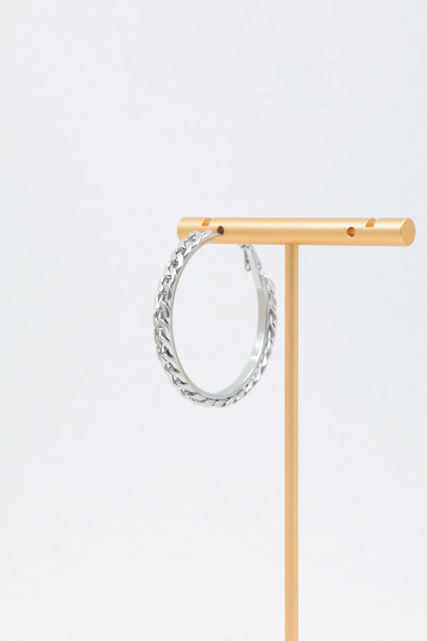 Boucles d’oreilles en acier inoxydable