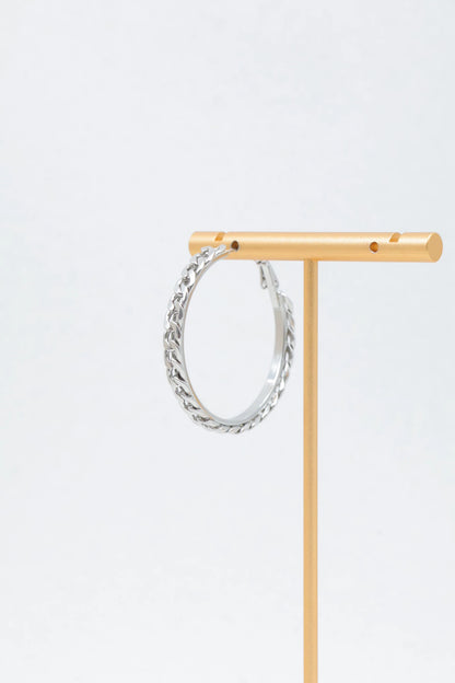 Boucles d’oreilles en acier inoxydable