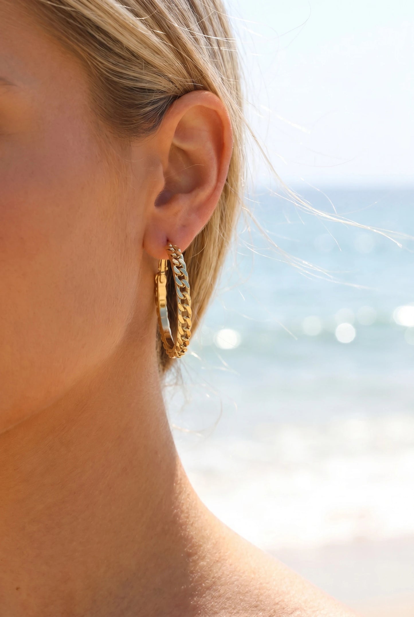Boucles d’oreilles en acier inoxydable