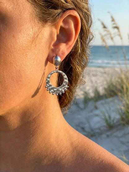 Boucles d’oreilles en acier inoxydable