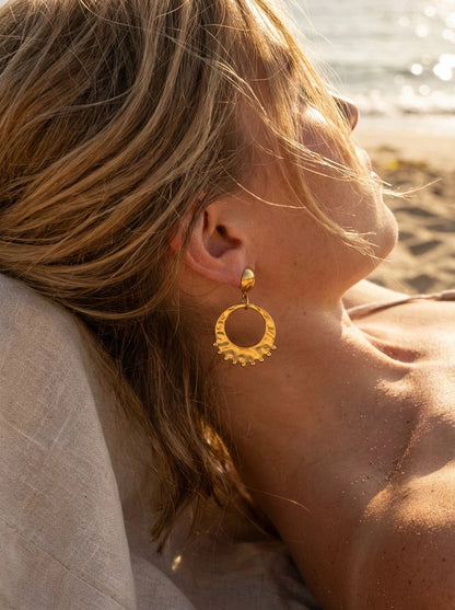 Boucles d’oreilles en acier inoxydable