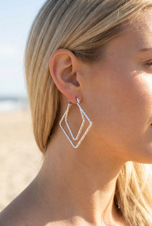 Boucles d’oreilles en acier inoxydable