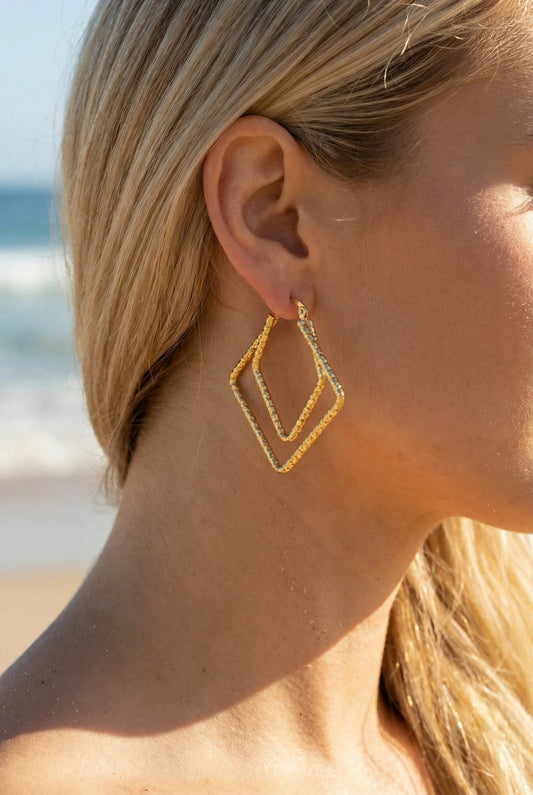 Boucles d’oreilles en acier inoxydable