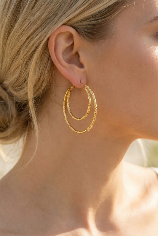 Boucles d’oreilles en acier inoxydable