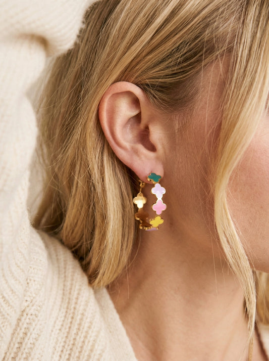 Boucles d’oreilles en acier inoxydable