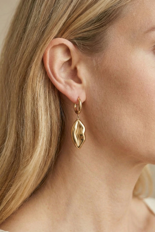 Boucles d’oreilles en acier inoxydable