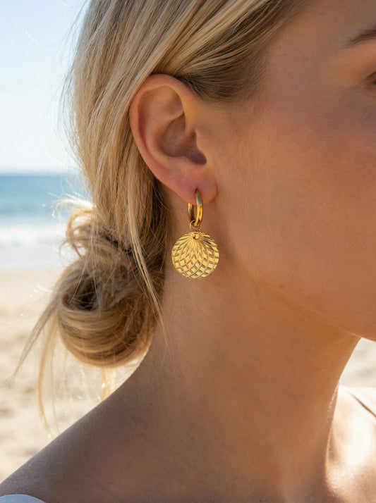 Boucles d’oreilles en acier inoxydable