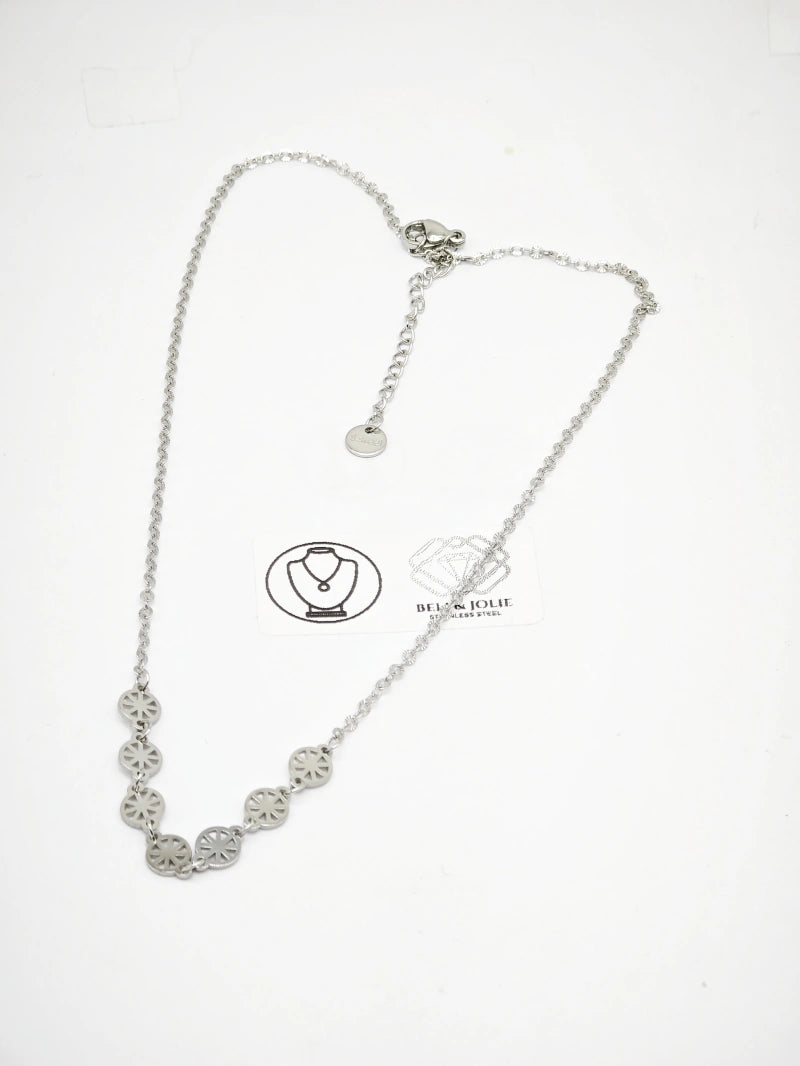 Collier en acier inoxydable - ARGENT