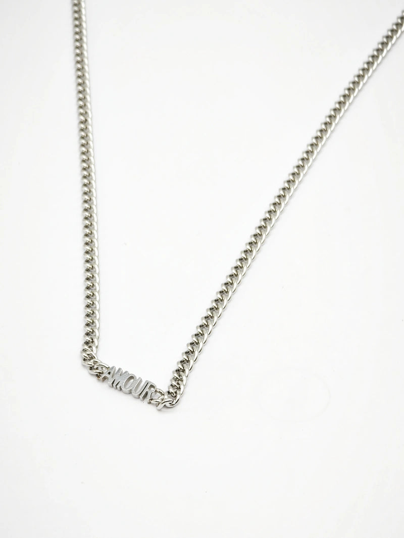 Collier en acier inoxydable - ARGENT