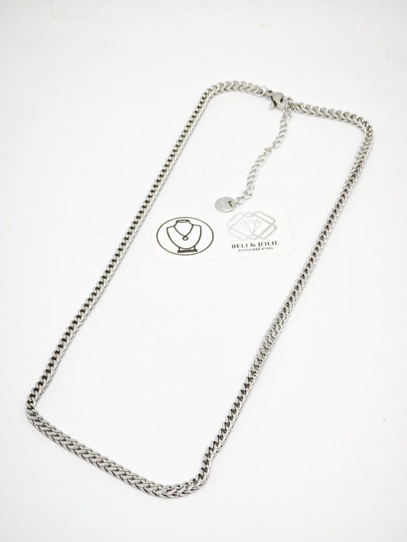 Collier en acier inoxydable - ARGENT